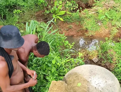 Ebony Ran for His Life After a Merciless Hard Jungle Fuck