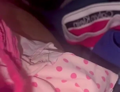 Lazy in Bed Wearing Panties.