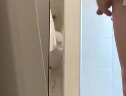 Helping Hand in Public Toilets - Almost Caught