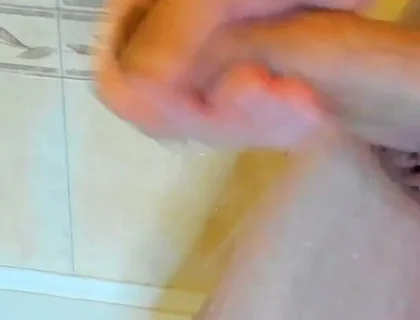 Cum Shot in the Shower