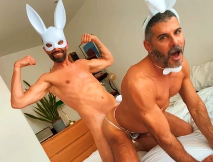 Easter Bunny Fuck with an Italian Hunk