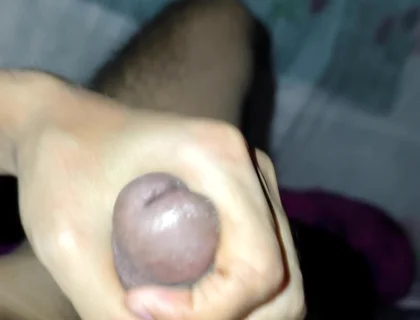Bottom Masturbation with Huge Cumshot