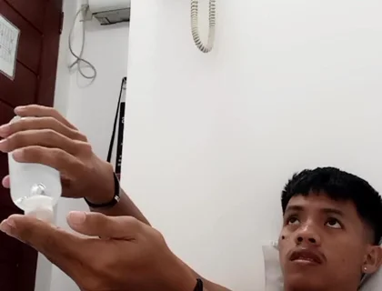 Stepdaddy’s Hot Twink Jerks off While Begging for Cum