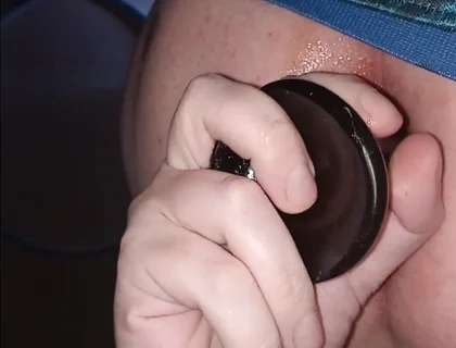 Stuffing My Hole with This BBC Dildo