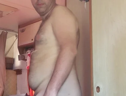 All Naked in Camper
