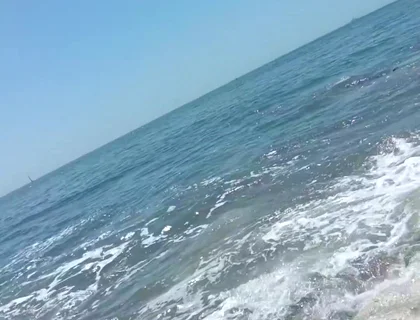 On the Beach on a Sunday
