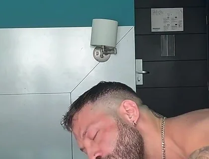 Muscle Bottom Takes Big White Monster Cock Deep