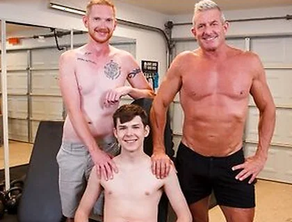Cute Twink Stepson Dakota Lovell Takes Stepgrandpa And Stepdads Cocks At The Same Time
