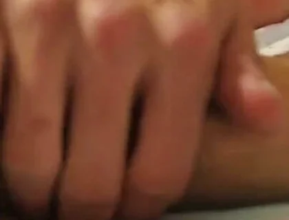 Miguel Jerks His Cock and Sucks His Toes