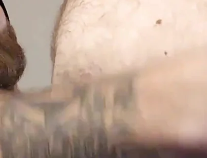 Straight Guy Stretching Asshole and Stroking