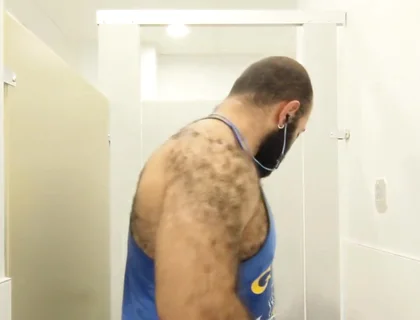 A Satisfying Post Workout Jerk off. Decided to Put My Load Somewhere Special This Time.