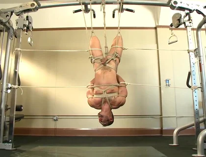 The Creepy Handyman Torments the Gym Stud