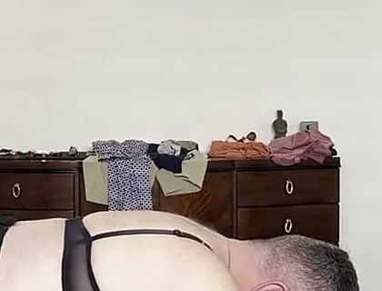 Younger Uses Older in Lingerie