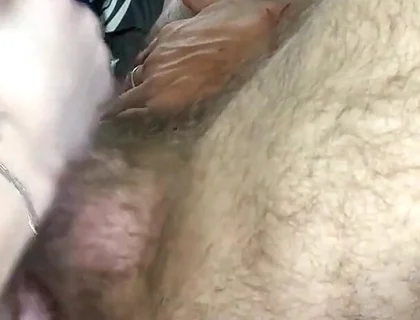 Suck Stepdaddys Hairy Cock and Eat All His Cum