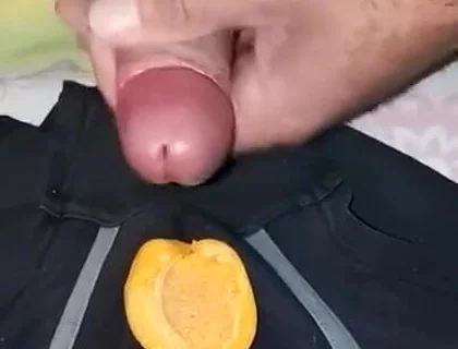 Breakfast with apricot and sperm