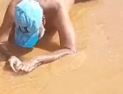 Ladysilva Naked on the Beach Very Hot