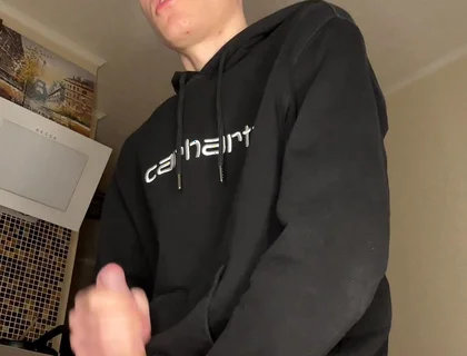 Hot Young Guy’s Cum Play
