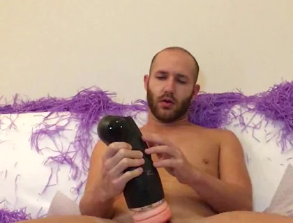 Fleshlight Machine on Couch