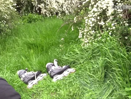 Czech Hunter - Twink Was Chilling in the Park and Craved Some Anal