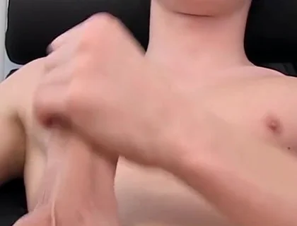 Shy teen twink Rustie Port has an amazing cock