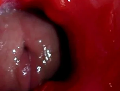 A Big Beautiful Cock Flows Abundantly Inside a Wet Slippery Hole and Smacks!