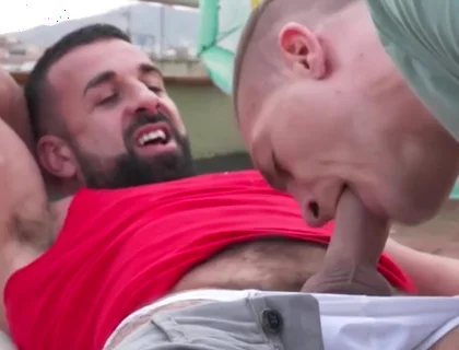 This Painfully Rooftop Anal Session Went So Filthy!