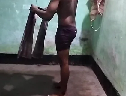 Straight Friend First Time Catch-up in Underwear Twink Boy