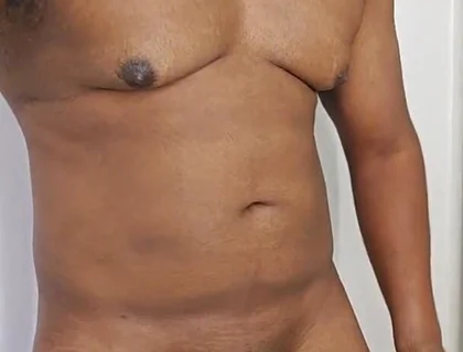 Showing off Big Black Cock and Black Ass