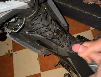 Cum of My Bike