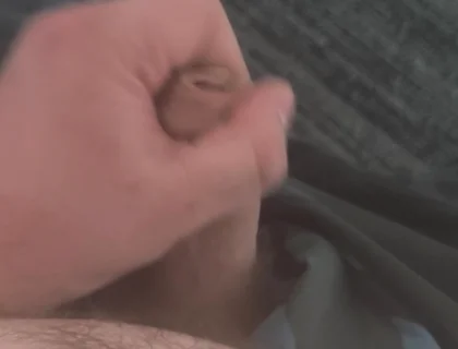 Fat Hairy Bear Jerks off in the Office and Cums on the Floor