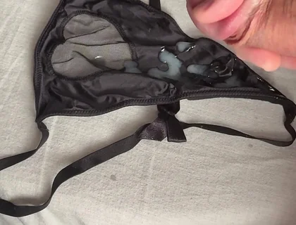 Cum on Wife’s Panties 10