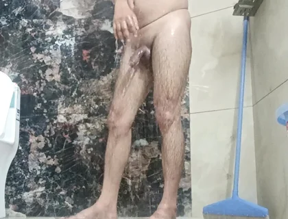 Indian Desi Police Officer Get Sucked and Shower with Neighbour and Army Officer