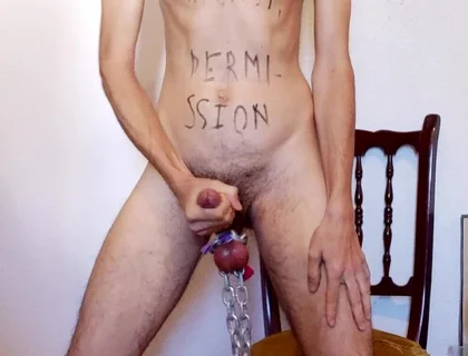 Punished for cumming without permission