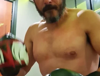 Gouine Wrestler - POV Muscle Worship Training Session