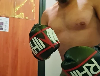 Gouine Wrestler - POV Muscle Worship Training Session