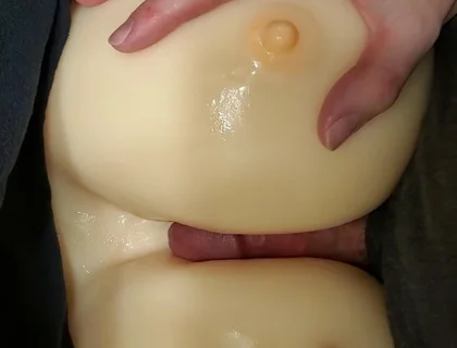 Titty Fucking My Big Tits Toy