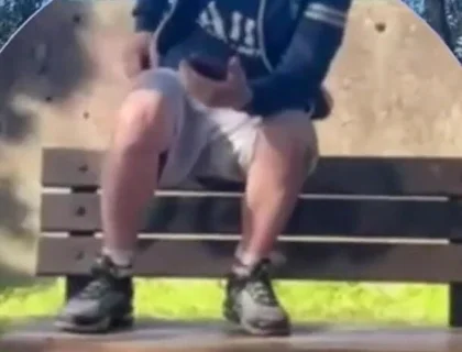 Amateur Boy Lost a Bet and Had to Expose and Touch His Cock in a Park