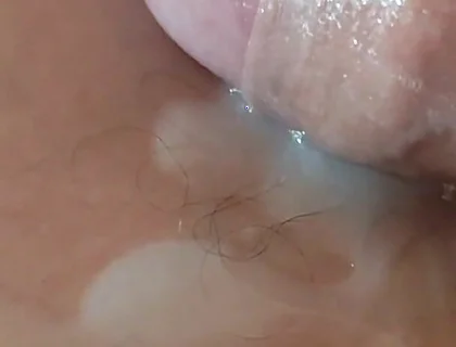 Super Slow Motion in Massive Male Orgasm.