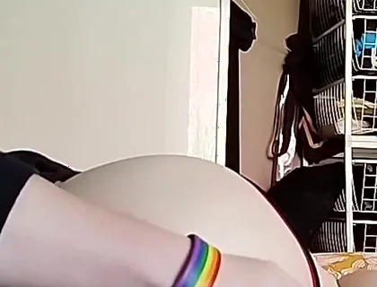 Home Alone - Playing with Toys and Getting Some Anal Exercise
