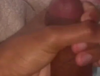 Thick Black Cock Straw Play & Explosive Load - Fetish Masturbation