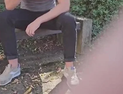 Random Hetero Married Guy At The Park Accepts My Offer And Tries His First Gay Blowjob At His Lunch - Guy Park