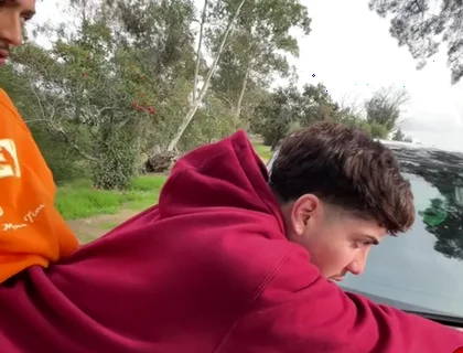 Fucking A Gay Latin Thug Bareback Public Fucking Caught