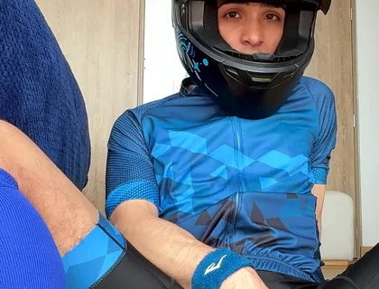 Suit Bike and Cum