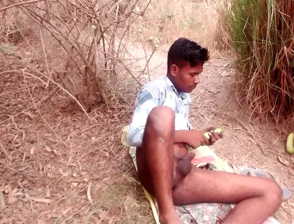 Desi Teen Boy Ass Fucking with a Big Cucumber Like as a Dildo Full HD Gay Sex Video
