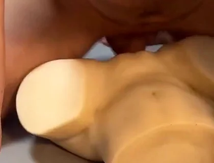 Don't Do This Unless You Want to Be Horny Like Me When Fucking a Realistic Doll Mary Who Has a Super Tight Pussy Until Huge Cum