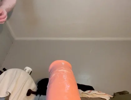 Destroy My Ass 2 Day a Row Whit 15 Inch King Cock and Still Wear Plug 24h