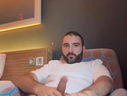 Love Playing with My Dick as Soon as I Check Into a New Hotel!