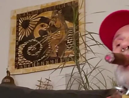 Cigardad on His Couch