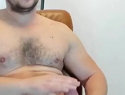 Spit Play on My Fat Cock and Heavy Head Massage and Nipples Play Untill I Cum Hard