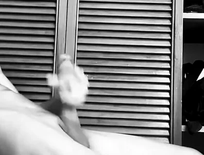 Monochrome BBC Stroking Session - Intense Handjob and Cum Black20one